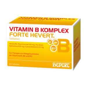 Vorschaubild: Vitamin B Komplex forte Hevert – 200 Tabletten