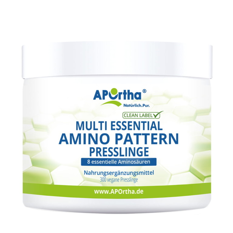 Vorschaubild:  Multi essential Amino Pattern – 300 vegane Presslinge