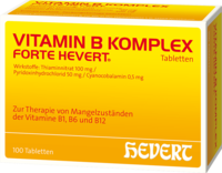 Vorschaubild: VITAMIN B KOMPLEX forte Hevert Tabletten 100 St Tabletten