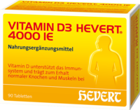 Vorschaubild: VITAMIN D3 HEVERT 4.000 I.E. – 90 Tabletten
