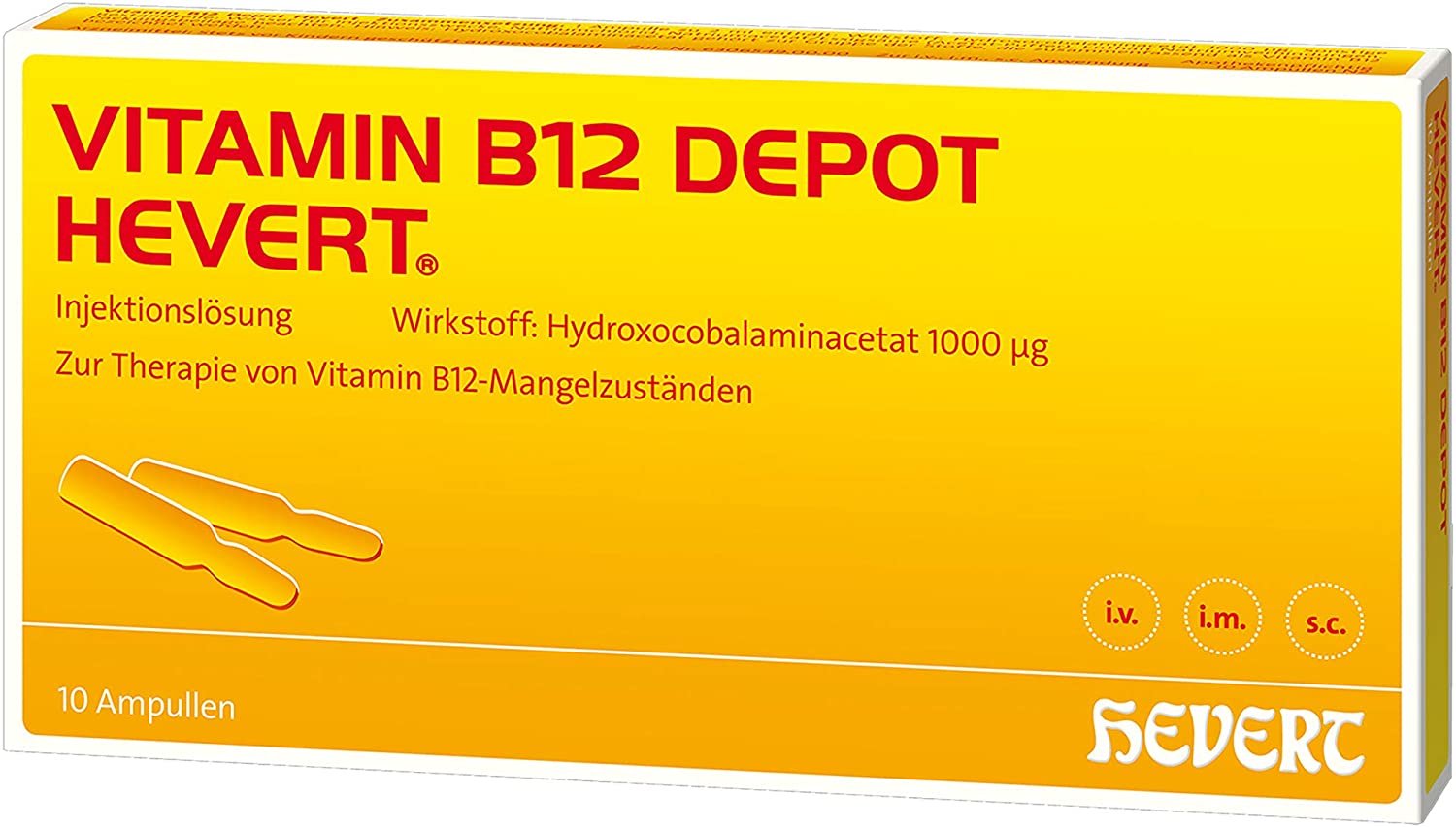 Vorschaubild: VITAMIN B12 Depot Hevert Ampullen