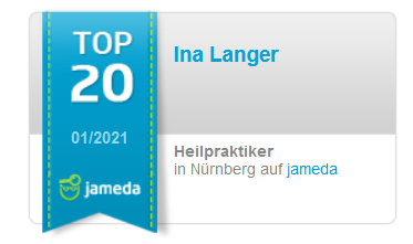 jameda "TOP20"-Siegel der AMM-Netzwerkpartnerin Ina Langer – Heilpraktiker