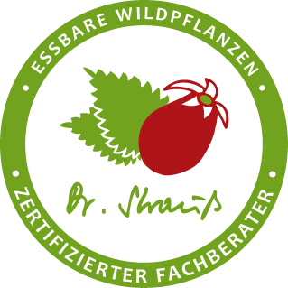 Siegel von Dr. Strauß: Zertifizierter Fachberater Essbare Wildpflanzen