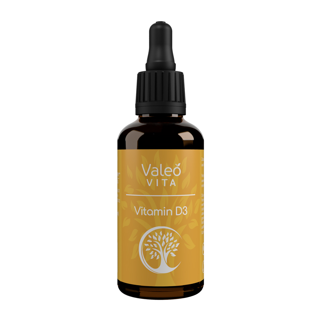 Abbildung der AMM-Produktempfehlung Vitamin D3 von Valeo Vita
