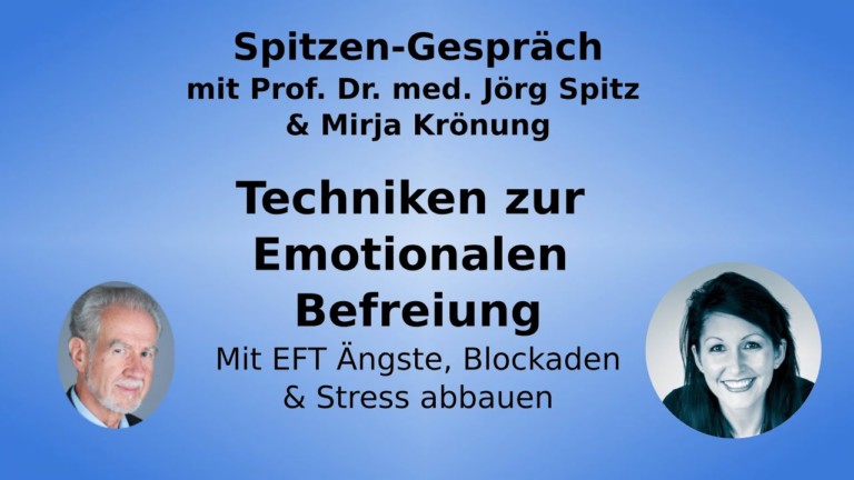 EFT Spitzen-Gespräch Mirja Krönung und Prof. Spitz