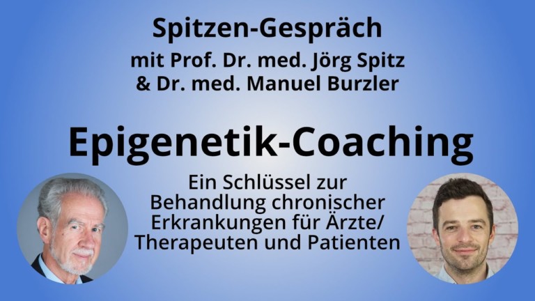 Spitzen-Gespräch Epigenetik und Zellen: Prof. Jörg Spitz und Dr. Manuel Burzler