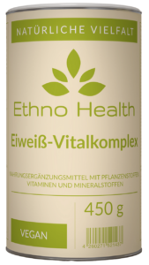 Produktfoto: "Eiweiss-Vitalkomplex" vom AMM-Marktplatzpartner Ethno Health