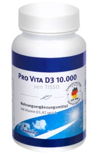 Produktfoto der AMM-Produktempfehlung "Pro Vita D3 10000" von Tisso
