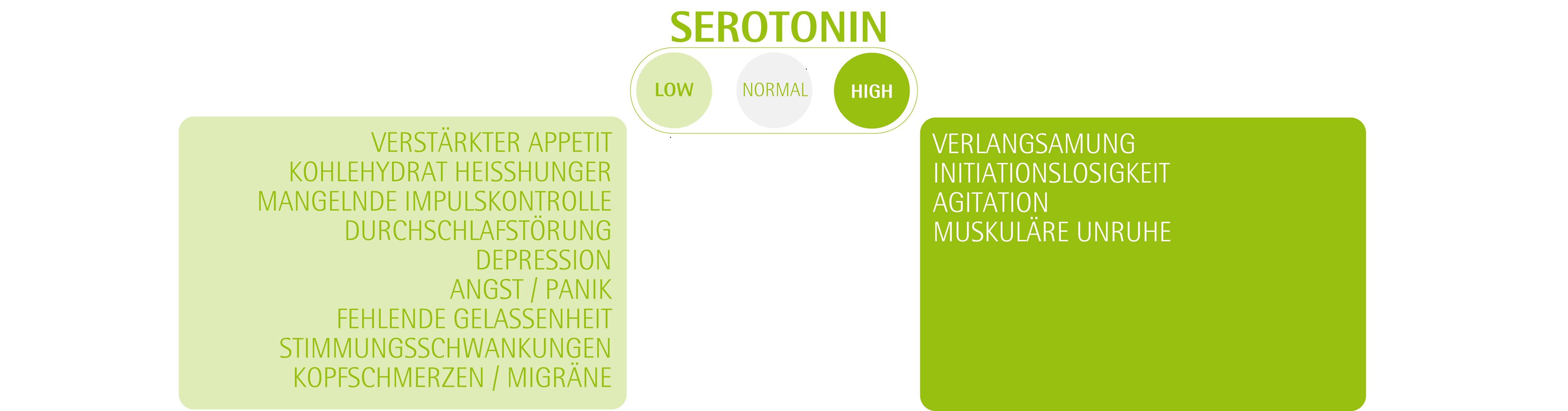Grafik des AMM-Partners "YourPrevention" zu Serotonin