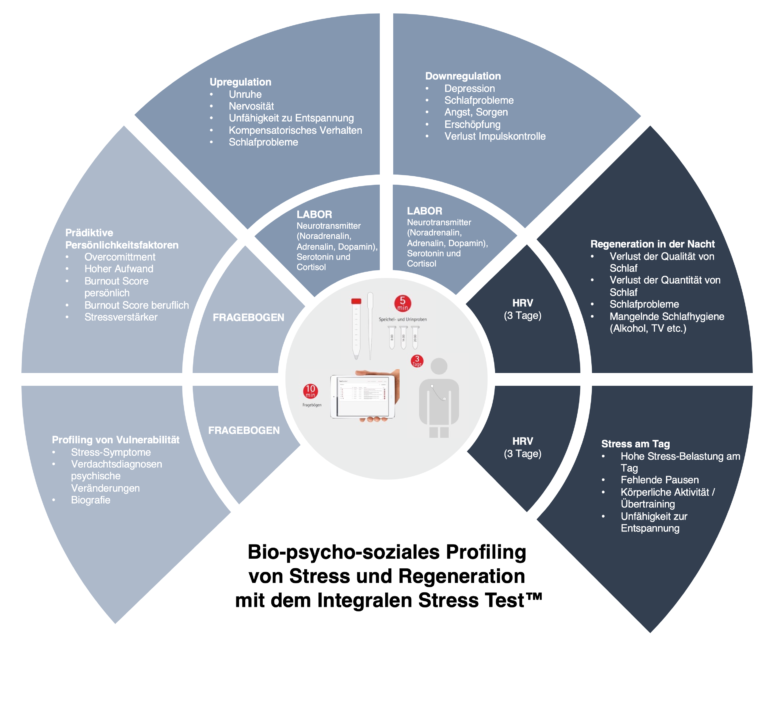 Bio-psycho-soziales Profiling von Stress und Regeneration mit dem Integralen Stress Test