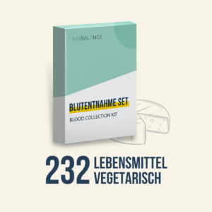 Vorschaubild: BIOBALANCE Nahrungsmittel-Antikörpertest Professional 232 vegetarisch